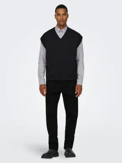 ONSEDGE Vita media Straight Fit Jeans