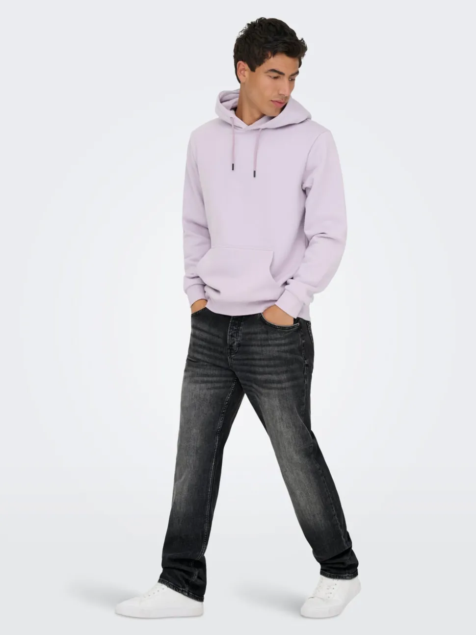 ONSEDGE Vita media Straight Fit Jeans