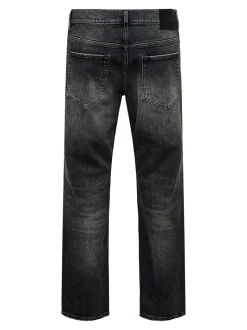 ONSEDGE Vita media Straight Fit Jeans