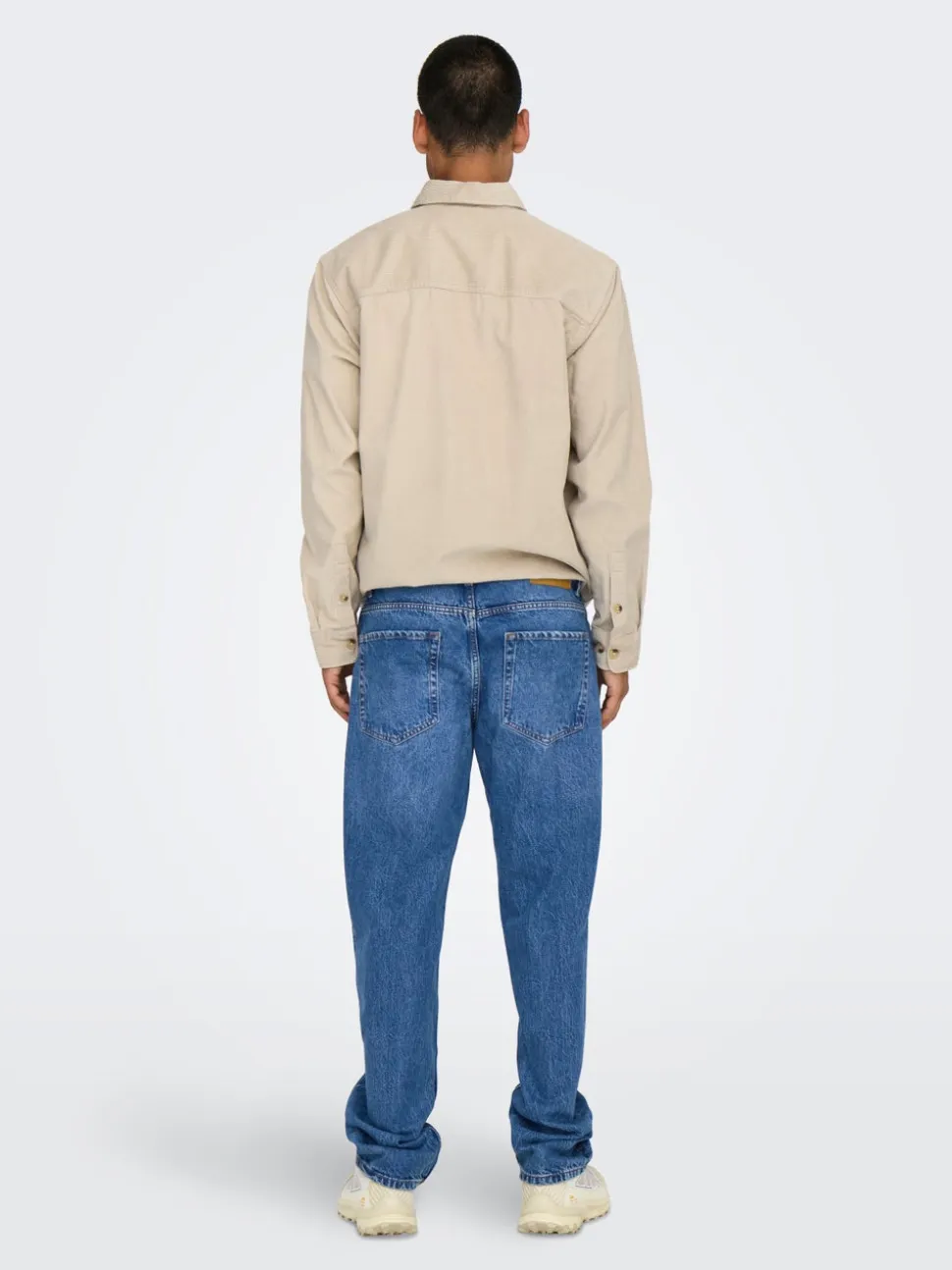 ONSEDGE Vita media Straight Fit Jeans