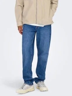 ONSEDGE Vita media Straight Fit Jeans