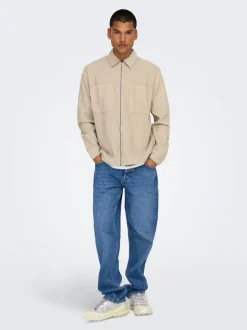 ONSEDGE Vita media Straight Fit Jeans