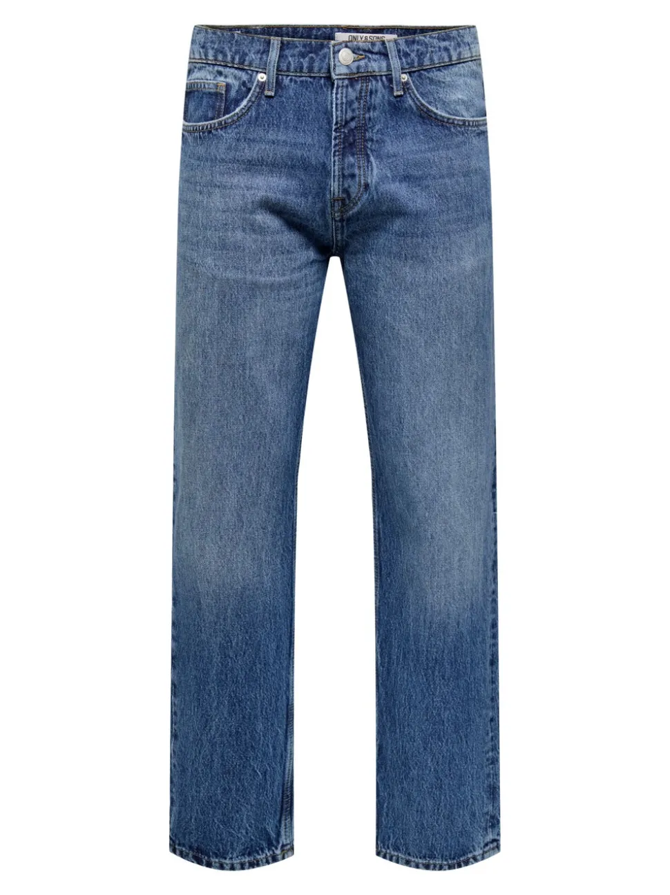 ONSEDGE Vita media Straight Fit Jeans