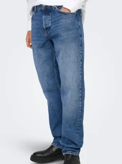 ONSEDGE Vita media Straight Fit Jeans