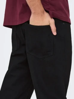 ONSEDGE Vita media Straight Fit Jeans