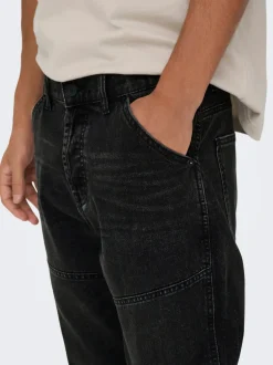 ONSEDGE Vita media Straight Fit Jeans