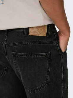 ONSEDGE Vita media Straight Fit Jeans