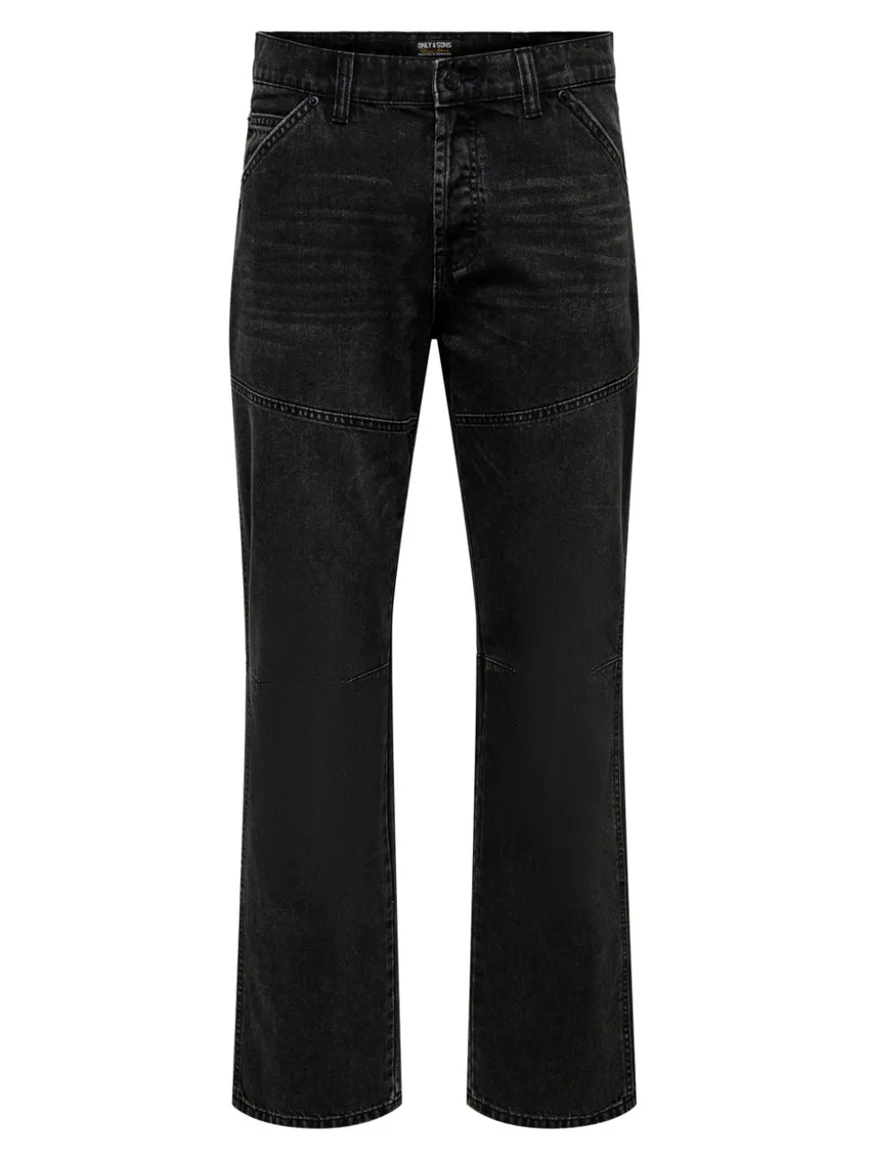 ONSEDGE Vita media Straight Fit Jeans
