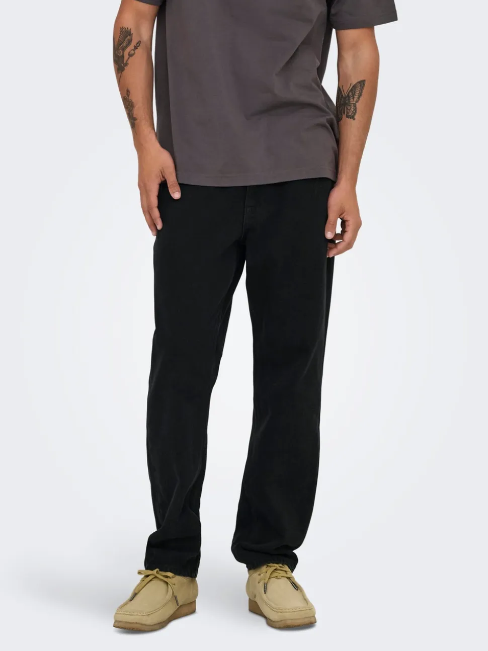 ONSEDGE Vita media Straight Fit Jeans