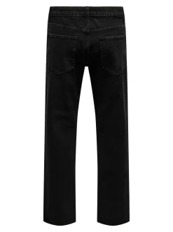 ONSEDGE Vita media Straight Fit Jeans