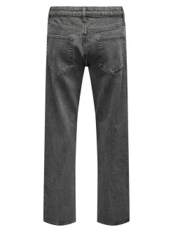 ONSEDGE Vita media Straight Fit Jeans
