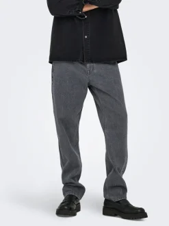 ONSEDGE Vita media Straight Fit Jeans
