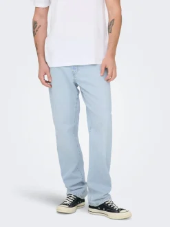 ONSEDGE Vita media Straight Fit Jeans