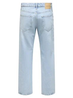 ONSEDGE Vita media Straight Fit Jeans