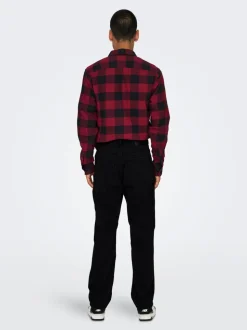 ONSEDGE Vita media Straight Fit Jeans