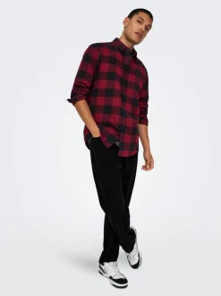 ONSEDGE Vita media Straight Fit Jeans