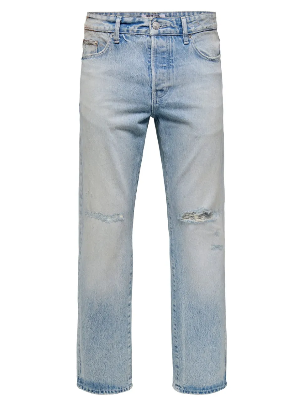 ONSEDGE Vita media Straight Fit Jeans