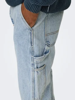 ONSEDGE Vita media Straight Fit Jeans