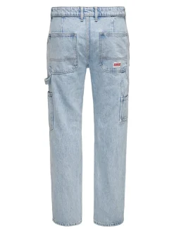 ONSEDGE Vita media Straight Fit Jeans