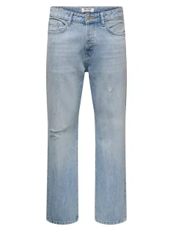 ONSEDGE Vita media Straight Fit Jeans