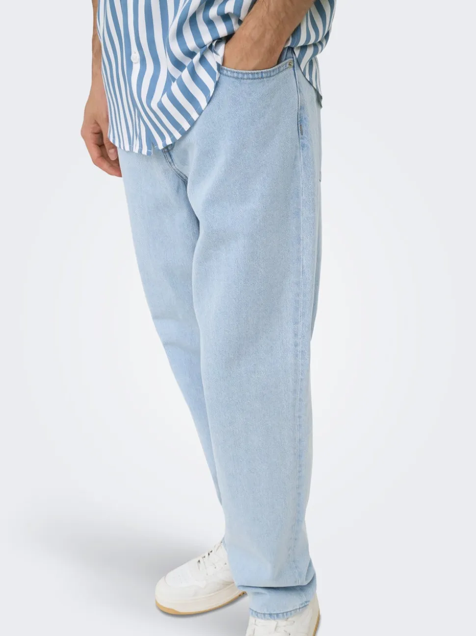 ONSEDGE Vita media Straight Fit Jeans