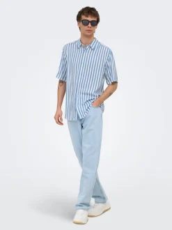 ONSEDGE Vita media Straight Fit Jeans