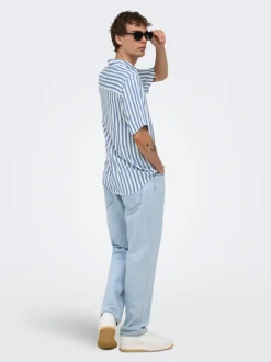 ONSEDGE Vita media Straight Fit Jeans
