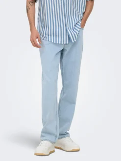 ONSEDGE Vita media Straight Fit Jeans