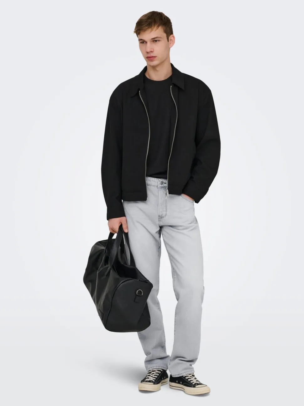 ONSEDGE Vita media Straight Fit Jeans