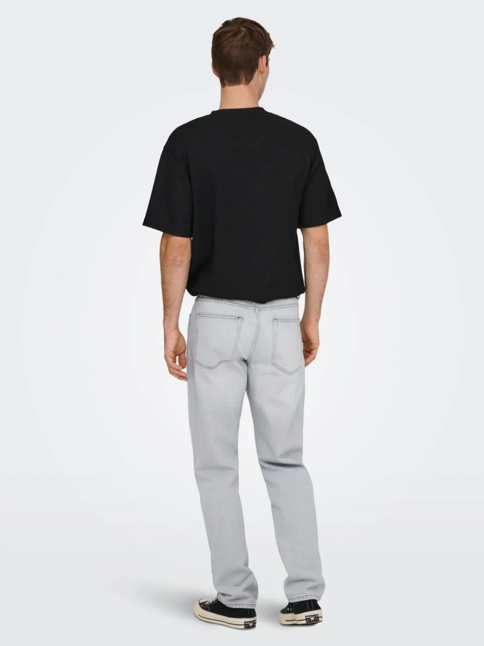 ONSEDGE Vita media Straight Fit Jeans