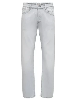 ONSEDGE Vita media Straight Fit Jeans