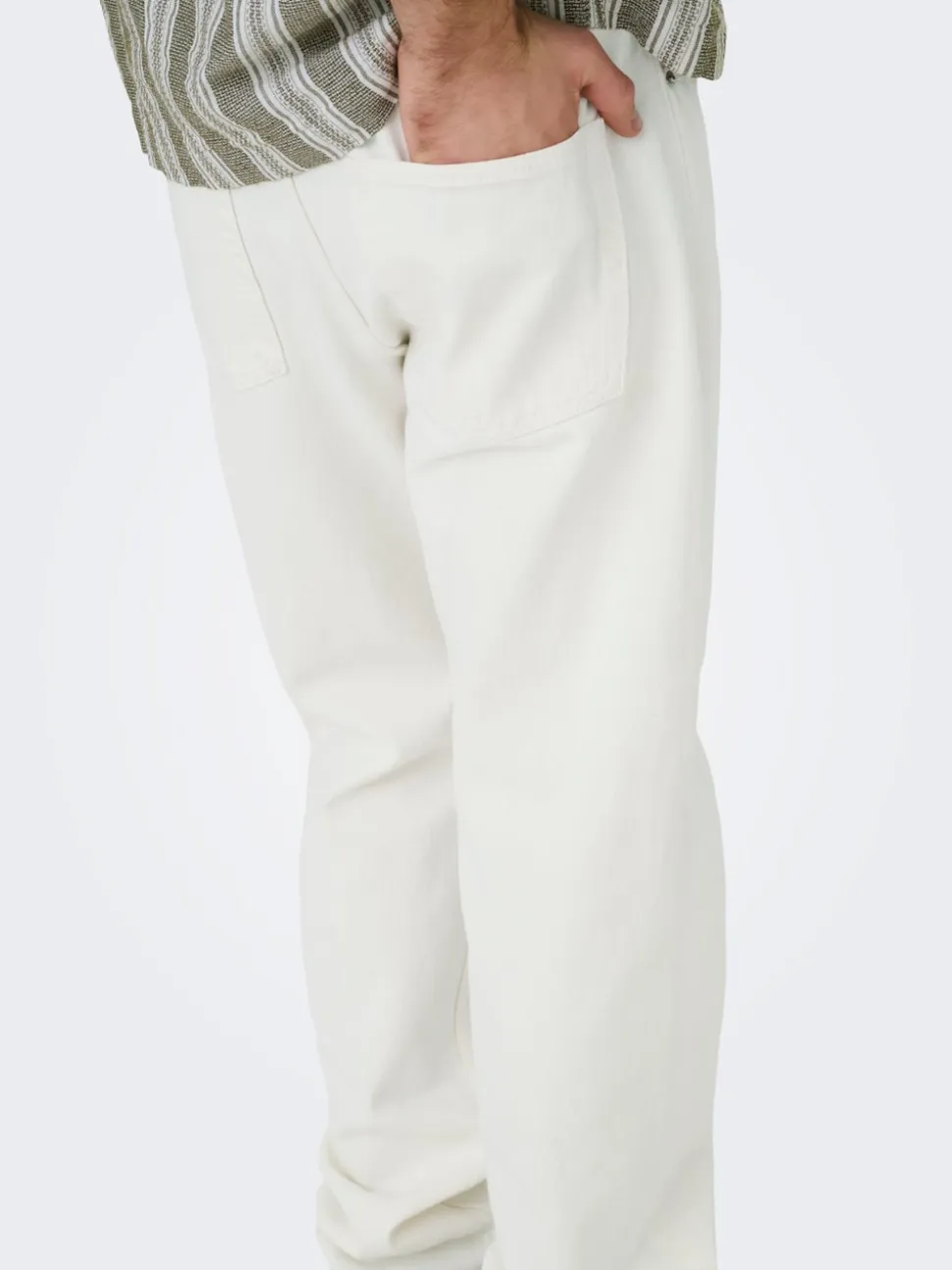 ONSEDGE Vita media Straight Fit Jeans
