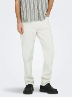 ONSEDGE Vita media Straight Fit Jeans