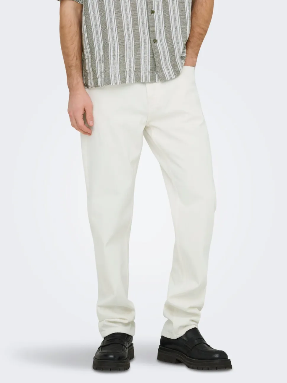 ONSEDGE Vita media Straight Fit Jeans