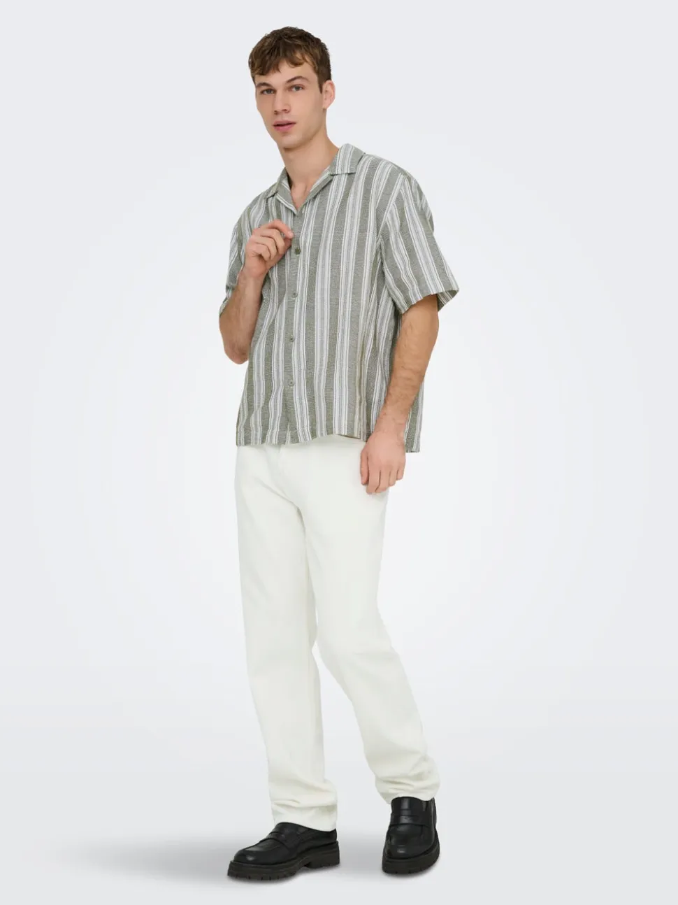 ONSEDGE Vita media Straight Fit Jeans