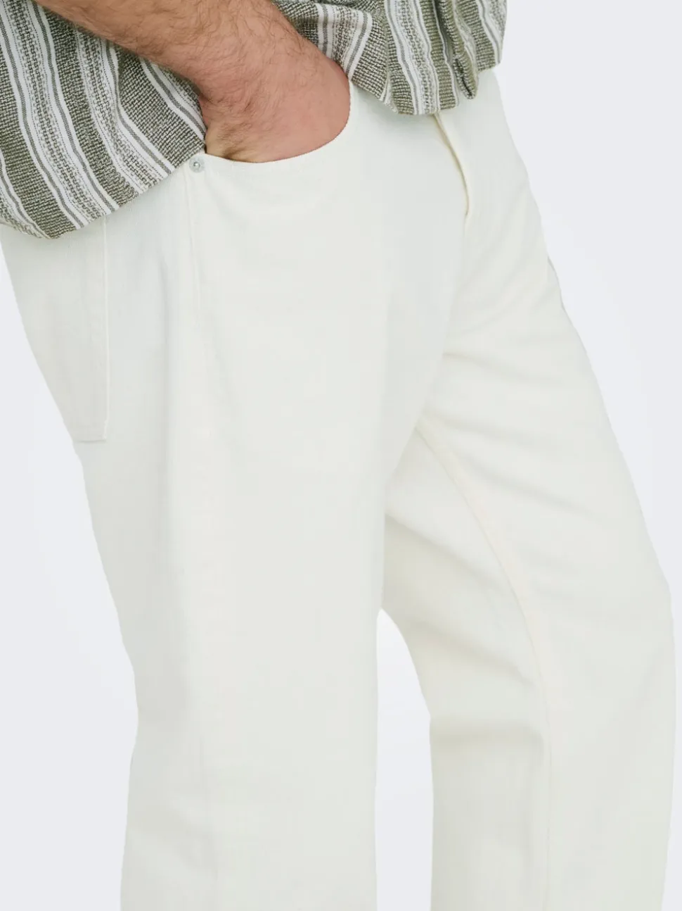 ONSEDGE Vita media Straight Fit Jeans