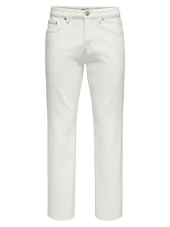 ONSEDGE Vita media Straight Fit Jeans