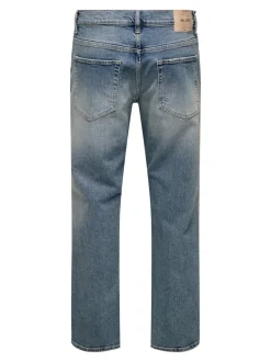 ONSEDGE Vita media Straight Fit Jeans