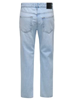 ONSEDGE Vita media Straight Fit Jeans