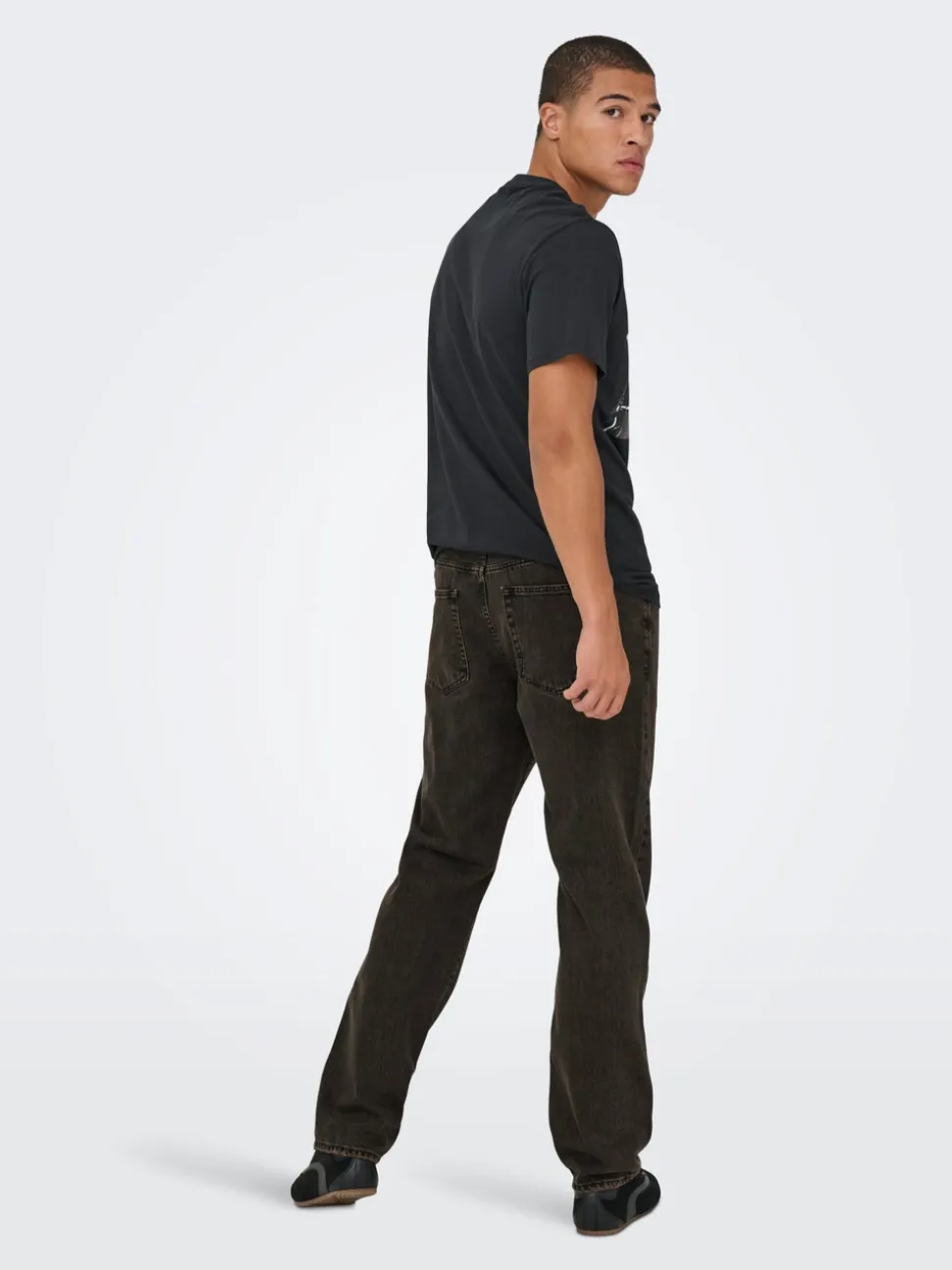ONSEDGE Vita media Straight Fit Jeans