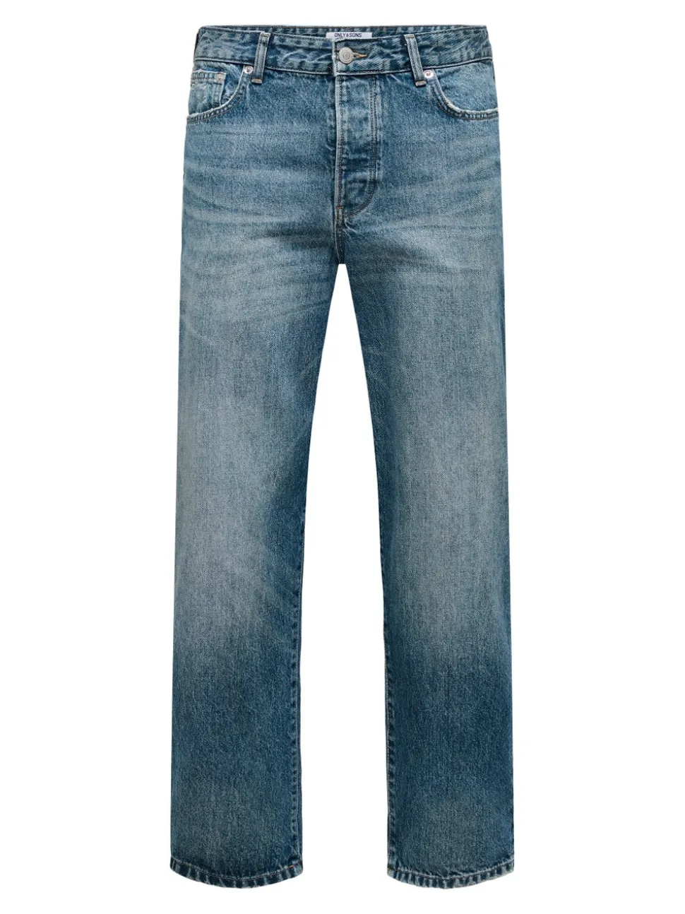 ONSEDGE Vita media Straight Fit Jeans