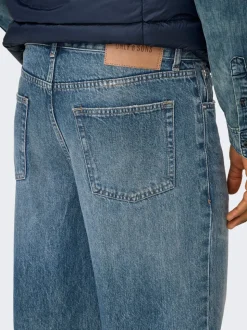 ONSEDGE Vita media Straight Fit Jeans