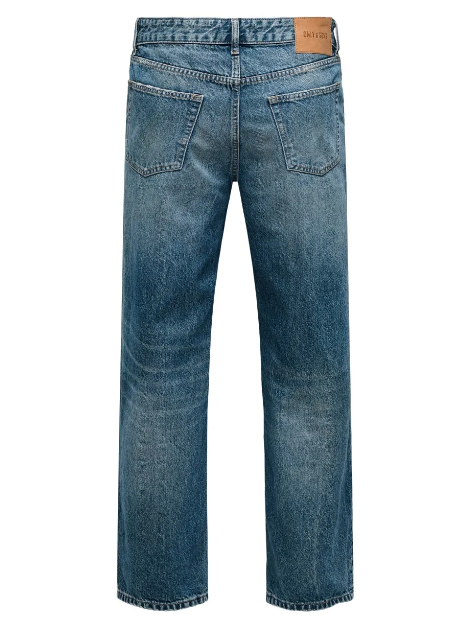 ONSEDGE Vita media Straight Fit Jeans