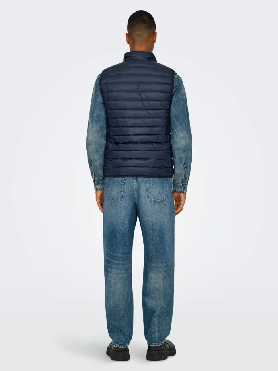 ONSEDGE Vita media Straight Fit Jeans