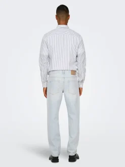 ONSEDGE Vita media Straight Fit Jeans
