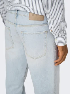 ONSEDGE Vita media Straight Fit Jeans