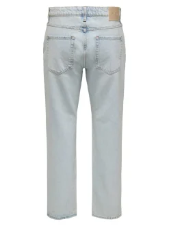 ONSEDGE Vita media Straight Fit Jeans