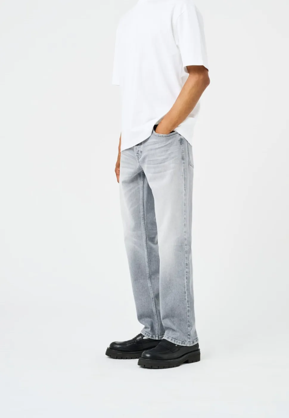ONSEDGE Vita media Straight Fit Jeans