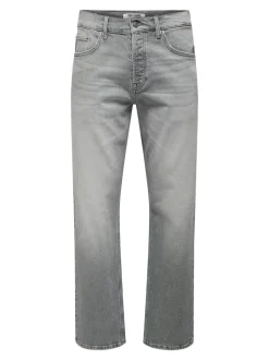 ONSEDGE Vita media Straight Fit Jeans