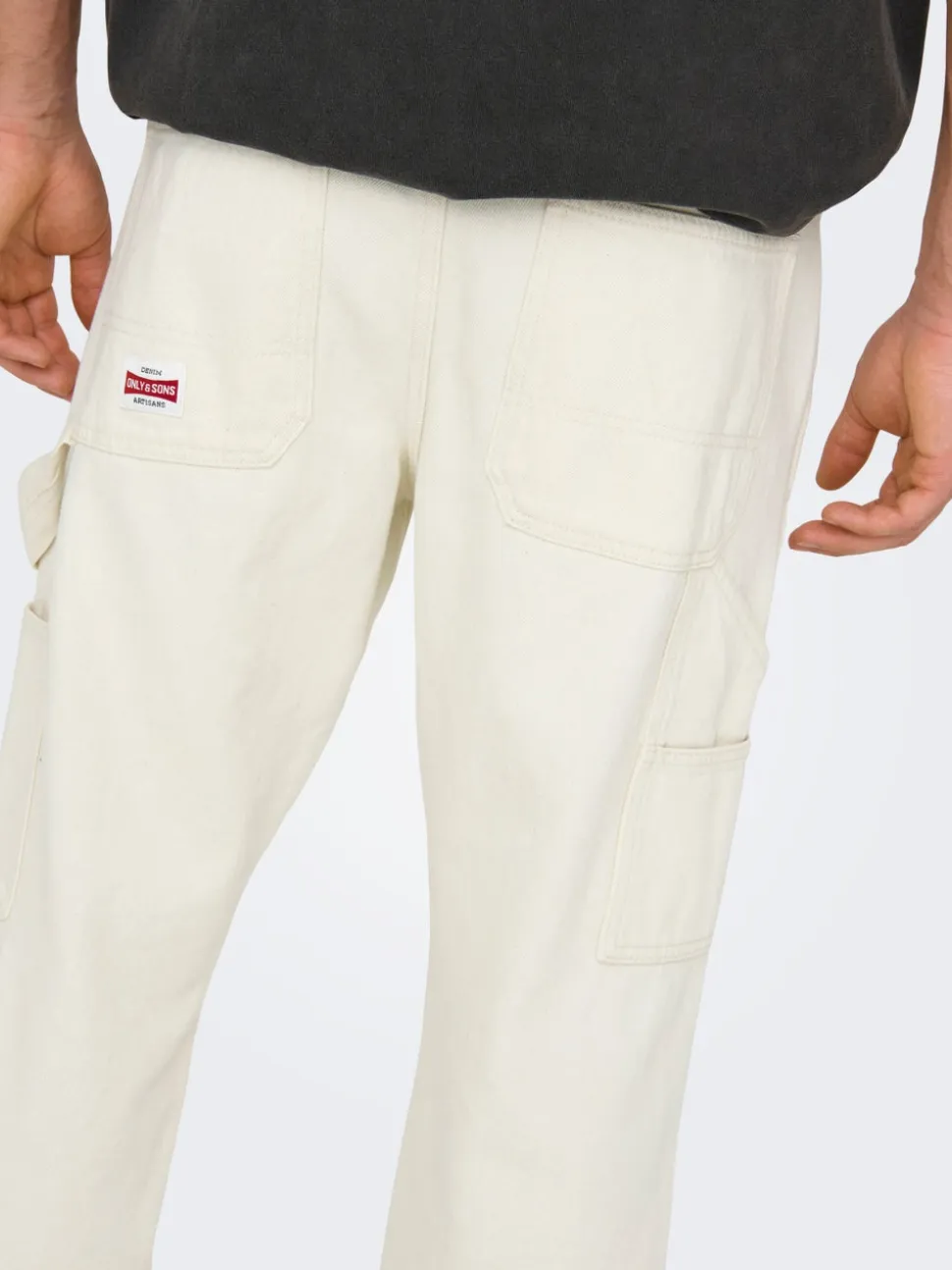 ONSEDGE Vita media Straight Fit Jeans